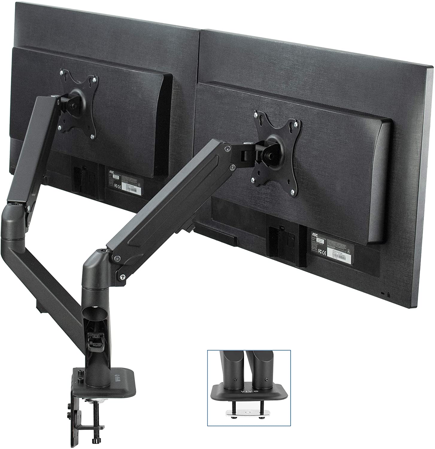 Screen TV Monitor Clamp Holder Mount 