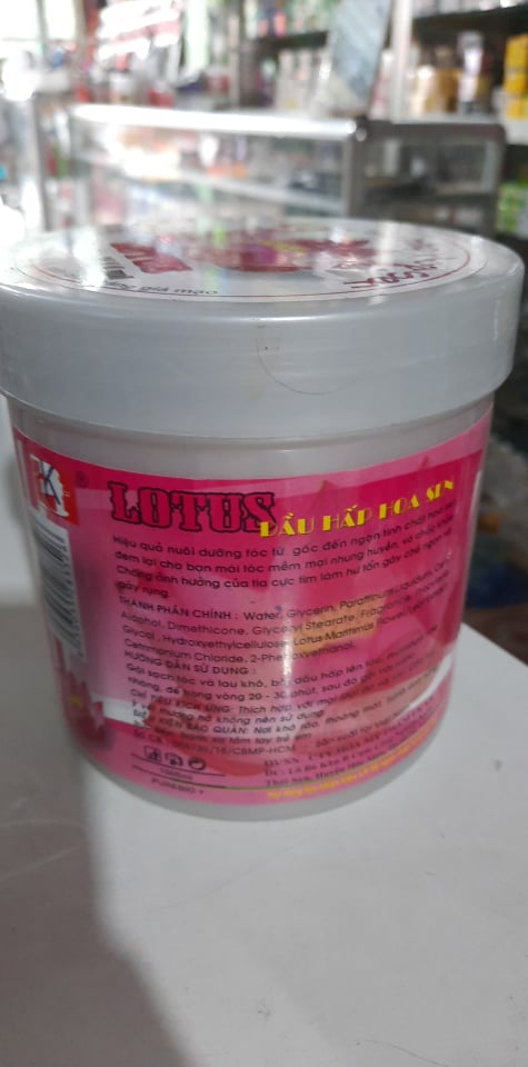dầu ủ tóc hương hoa sen 1000ml