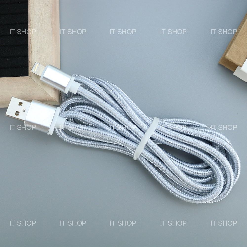 Cáp sạc dây bọc dù đầu Micro USB, Lightning TooYoo TY0212