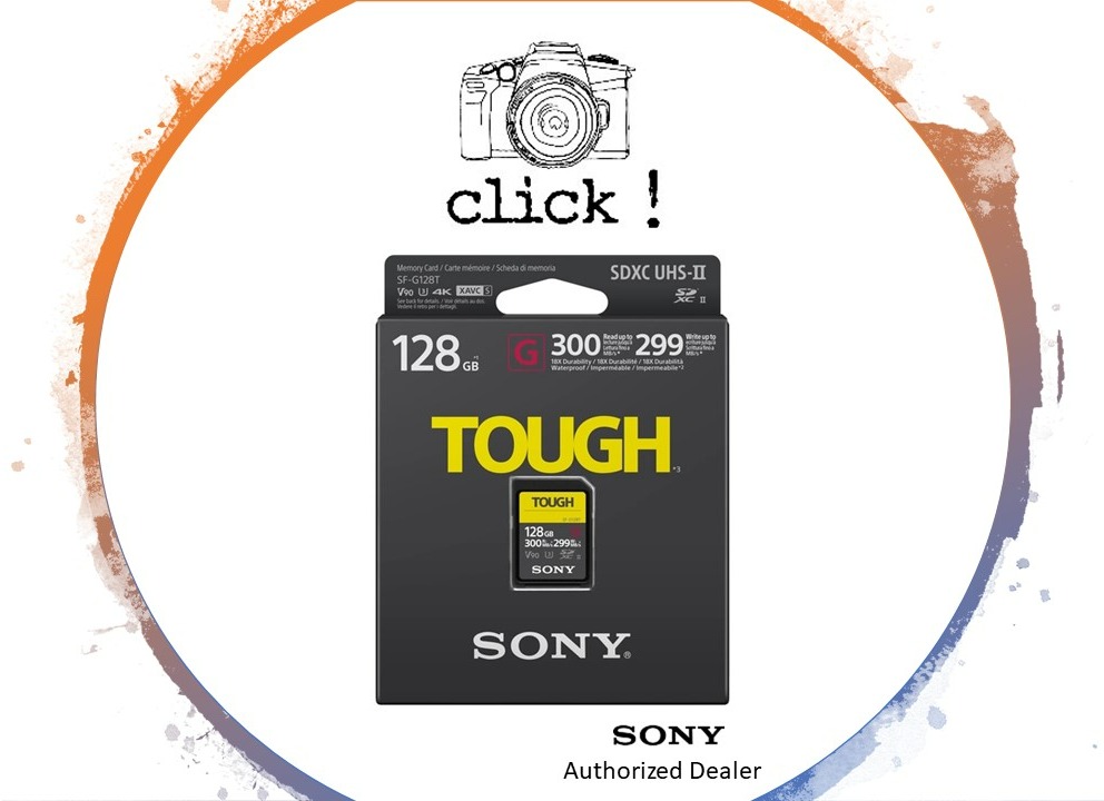 Sony 128GB (SF-G128T) Tough Series UHS-II SDXC Memory Card