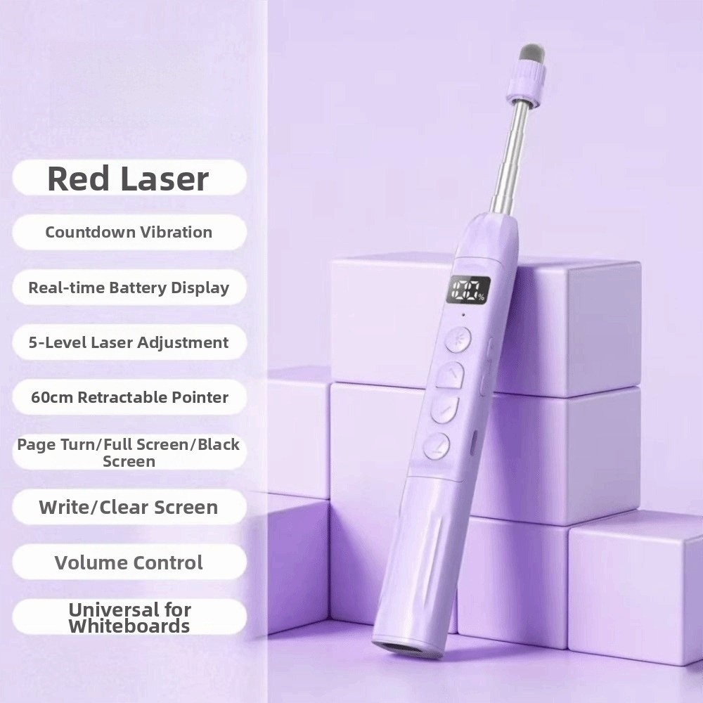 Lightweight%20Telescopic%20Stick%20Red%20Laser%20Presentation%20Clicker%20Touch%20Screen%20Writing%205%20Level%20Adjustable%202.4GHz%20Wireless%20PPT%20Remote%20Volume%20Control%20LCD%20Screen%20Projector%20Laser%20Pointer%20Slide%20Control%20-%20Image%202