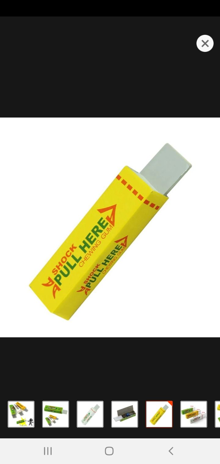 Funny Elecktric Shocking Shock Chewing Gum Mud Tricks Joke toy Gadget-1 Piece.