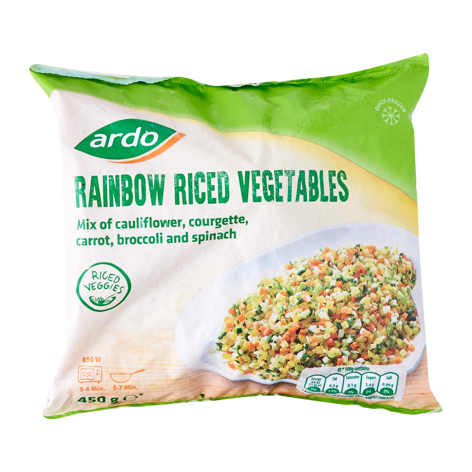 ARDO Rainbow Vegetable Rice Frozen Lazada Singapore