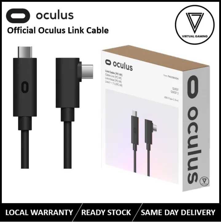 oculus link virtual reality headset cable for quest and gaming pc reviews