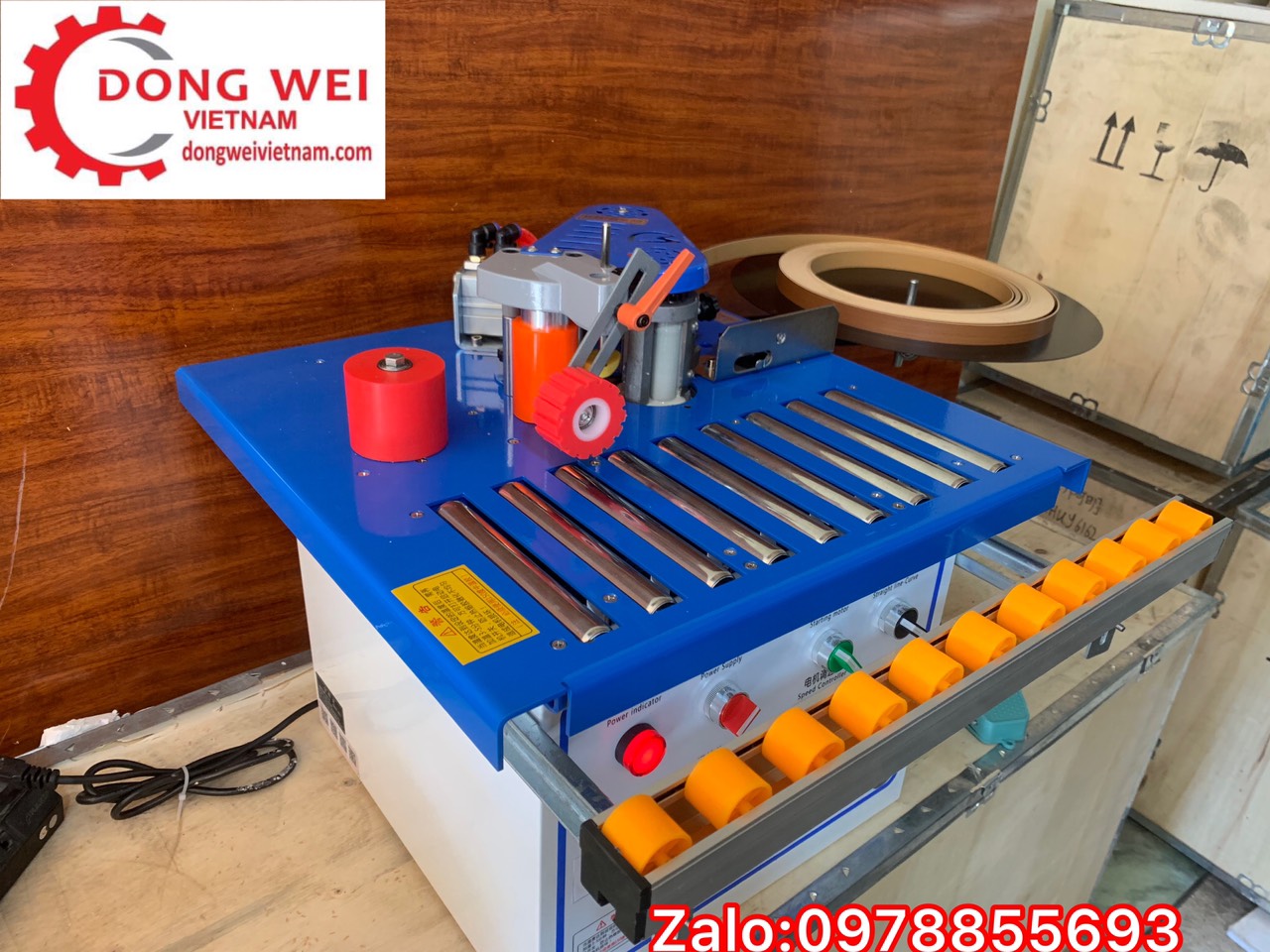 Máy  dán cạnh mini DW550 2 chức năng