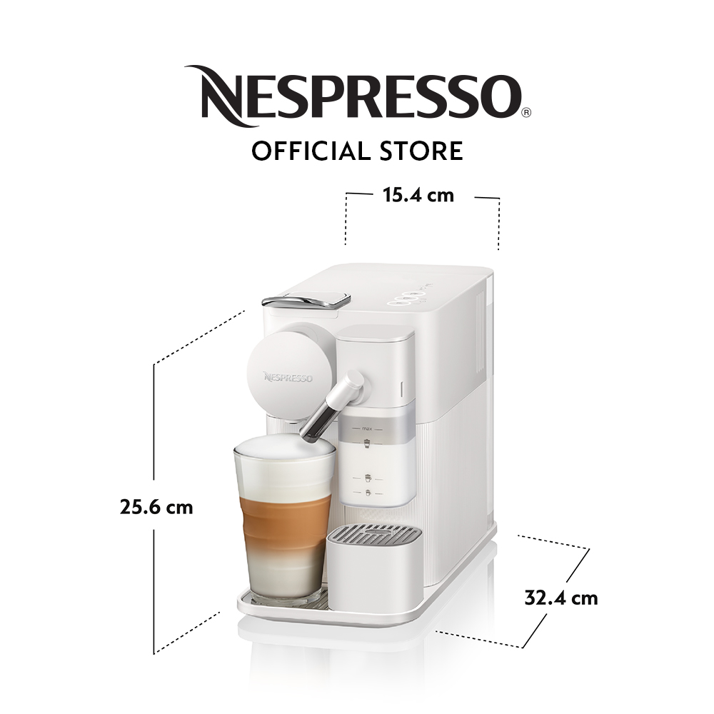 Nespresso® Lattissima One Coffee Machine Porcelain White Nespresso