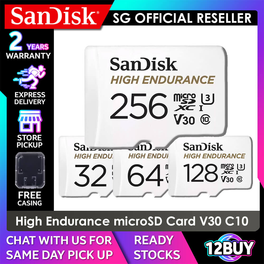 SanDisk High Endurance microSD Card - 256GB 