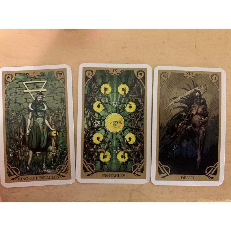 Night Sun Tarot Cards Divination Deck English Card Game