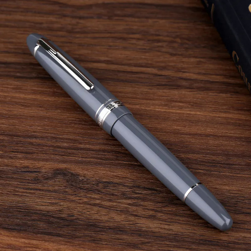 Majohn p136 đài phun nước bút kim loại đồng piston ef 0.4mm f 0.5mm m nibs văn phòng trường nguồn cung cấp sinh viên viết quà tặng bút văn phòng phẩm