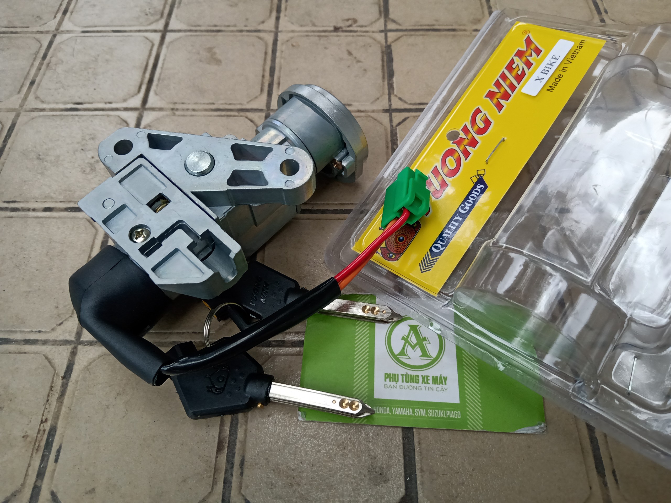 BỘ Ổ KHÓA XBIKE 6 CẠNH