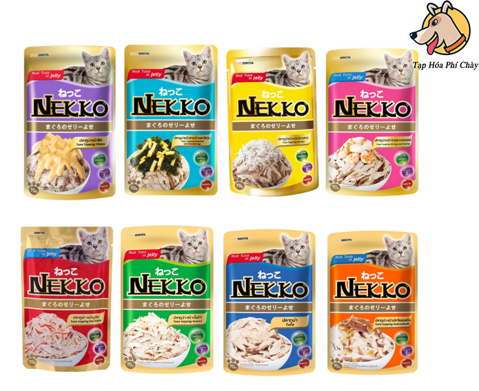 Pate Nekko Thạch Jelly Cho Mèo Mọi Lứa Tuổi (70g)
