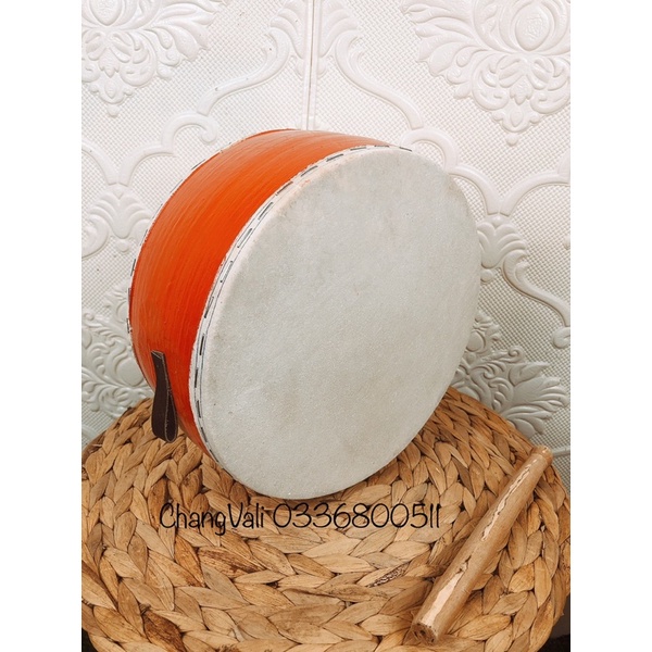 Trống da trâu ,trống múa lân-đồ chơi dân gian cho bé(có sẵn SLL) [tặng dùi]