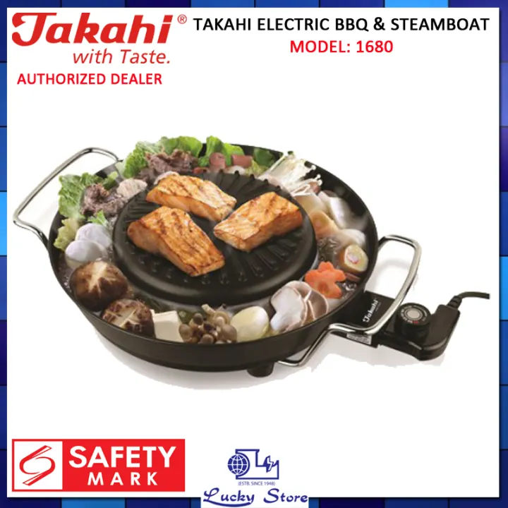 Takahi 1680 Electric Thai Bbq And Steamboat Mookata 1900w Lazada Singapore