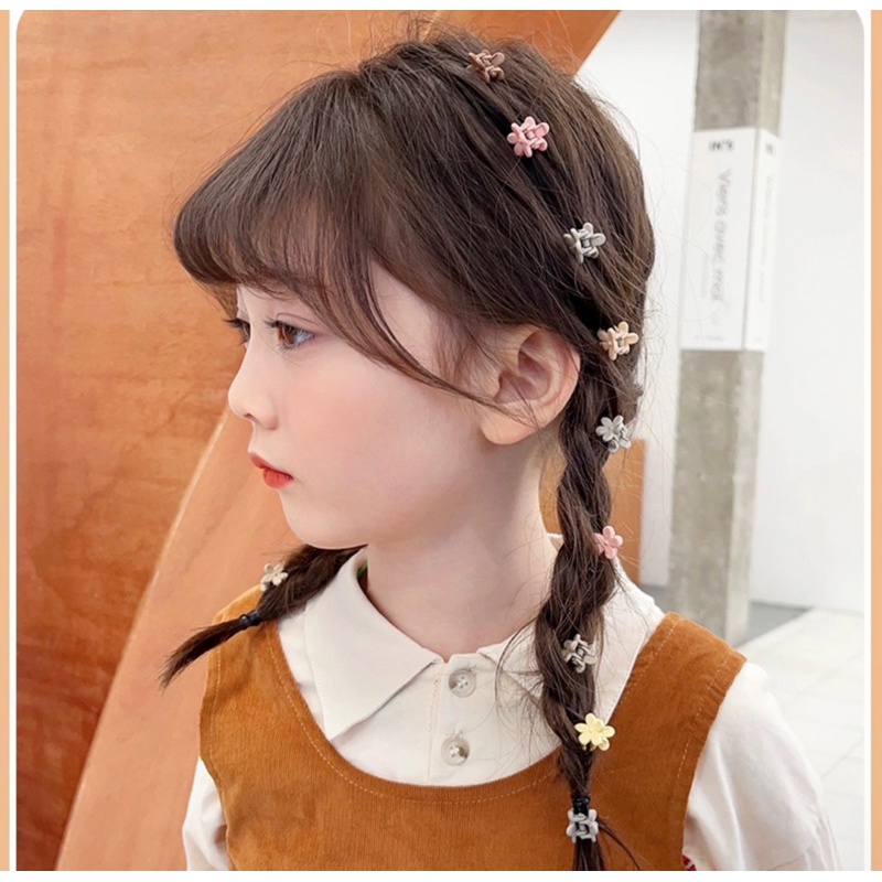 Set 30 Kẹp Tóc mini Dễ Thương Phong Cách Hàn Quốc Cho Bé Gái