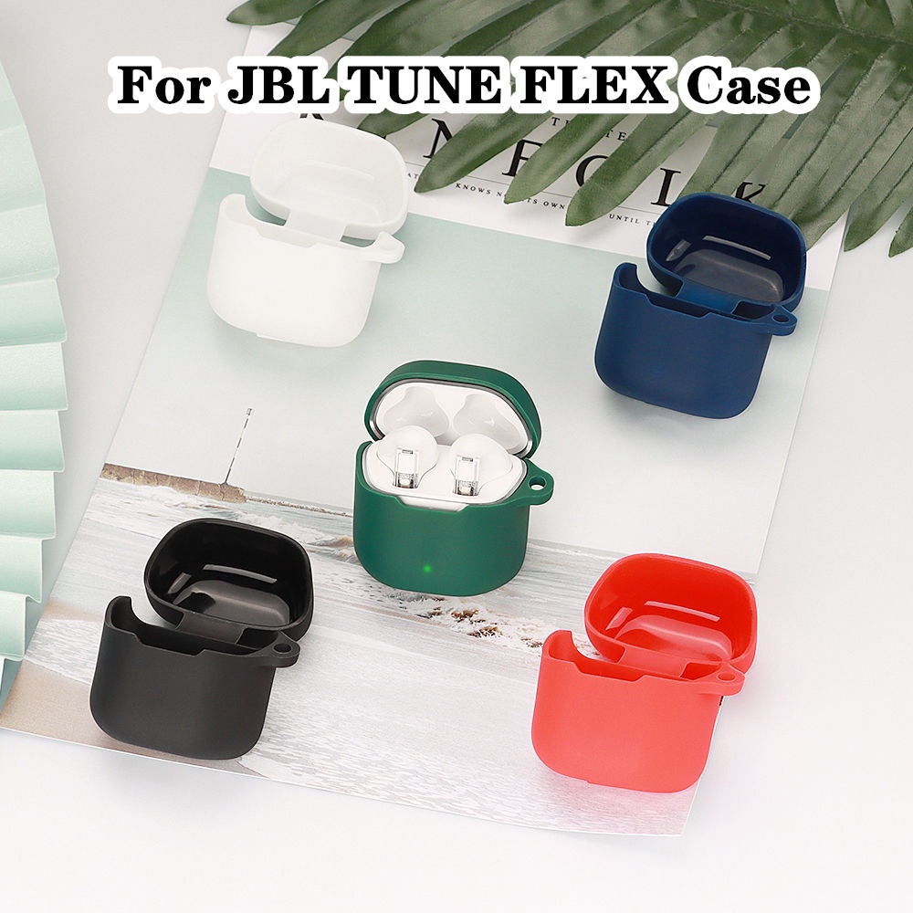 READY STOCK! For JBL TUNE FLEX Case Solid color series for JBL TUNE FLEX Casing Soft Earphone Case Cover