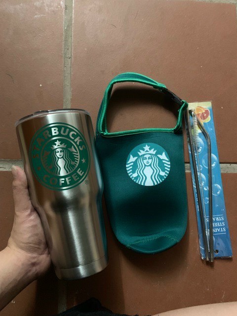 LY GIỮ NHIỆT STARBUCK THÁI LAN BẠC HÓT HÍT