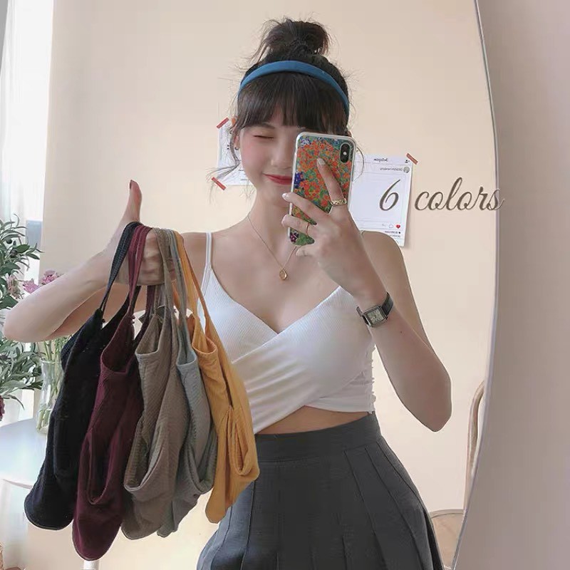 Áo Ngực, Áo Bra thun tăm chéo