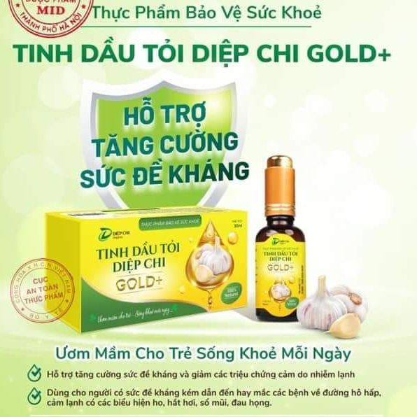 [HCM]Tinh Dầu Tỏi Diệp Chi Gold+
