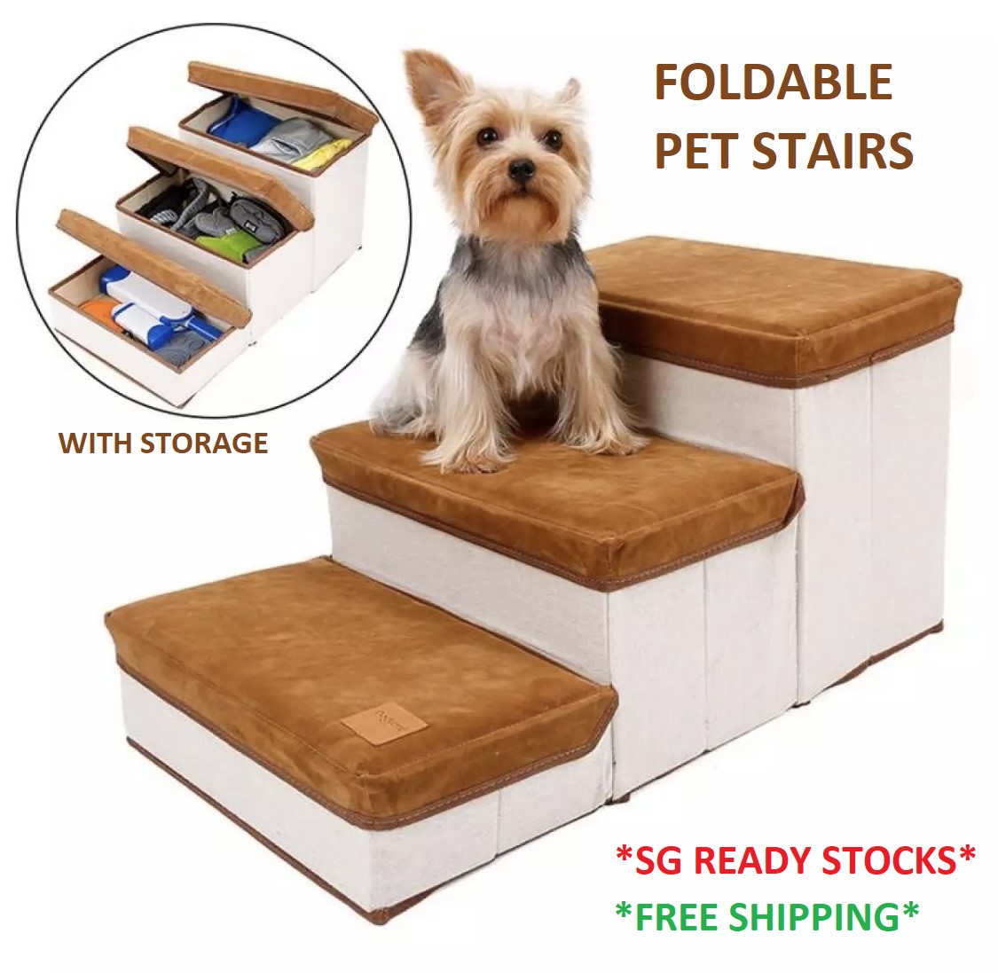 Dog stairs storage Clearance