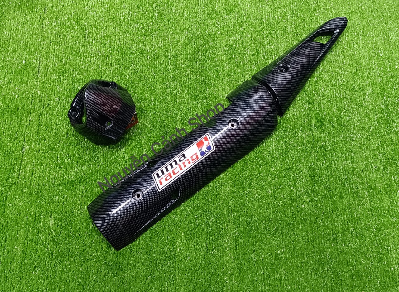 Ốp pô chụp pô carbon exciter 150 có tem