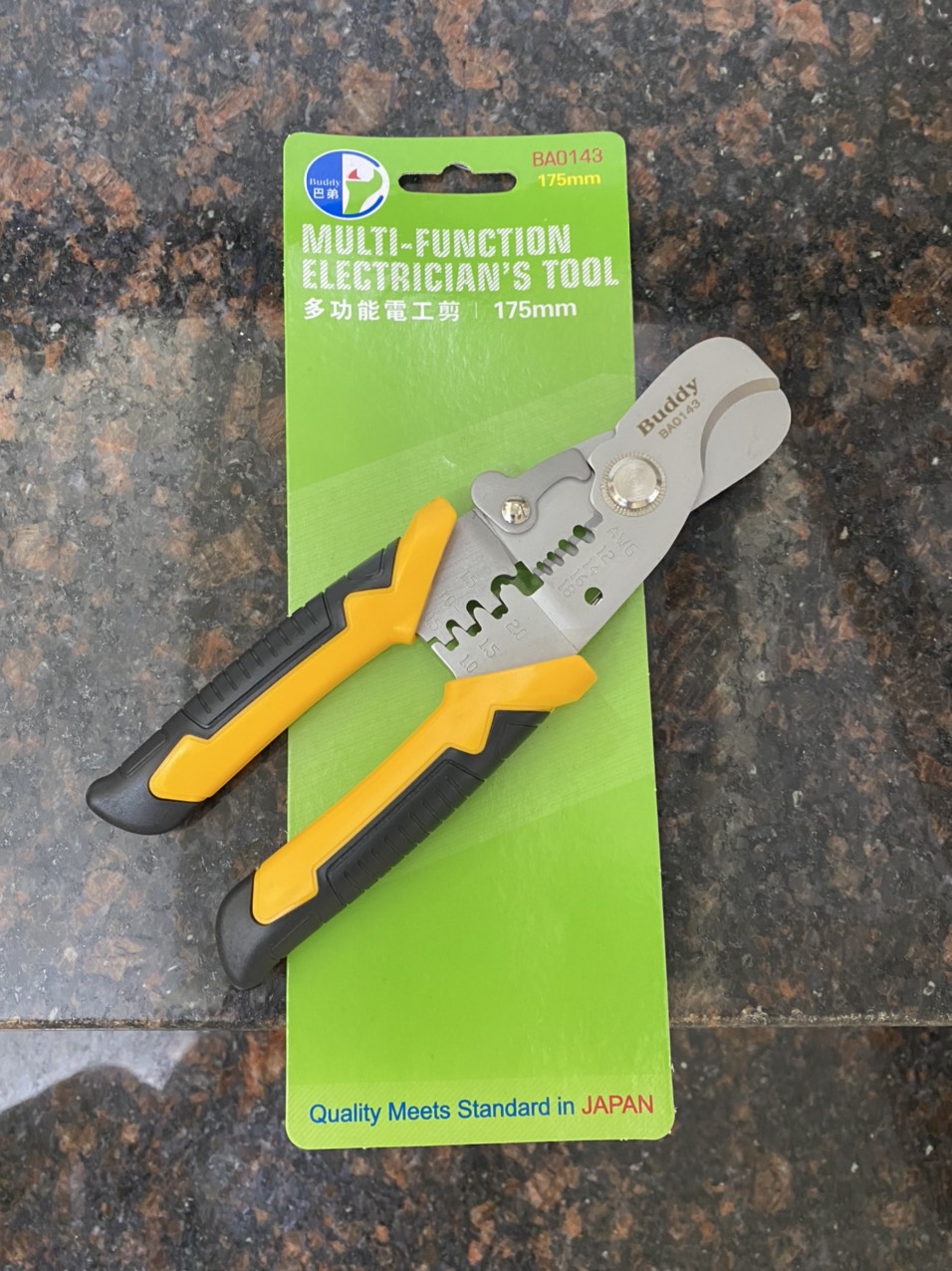 Kìm Đa Năng 3 Trong 1 120-6281 (Cắt-Tuốt-Bấm Cốt)