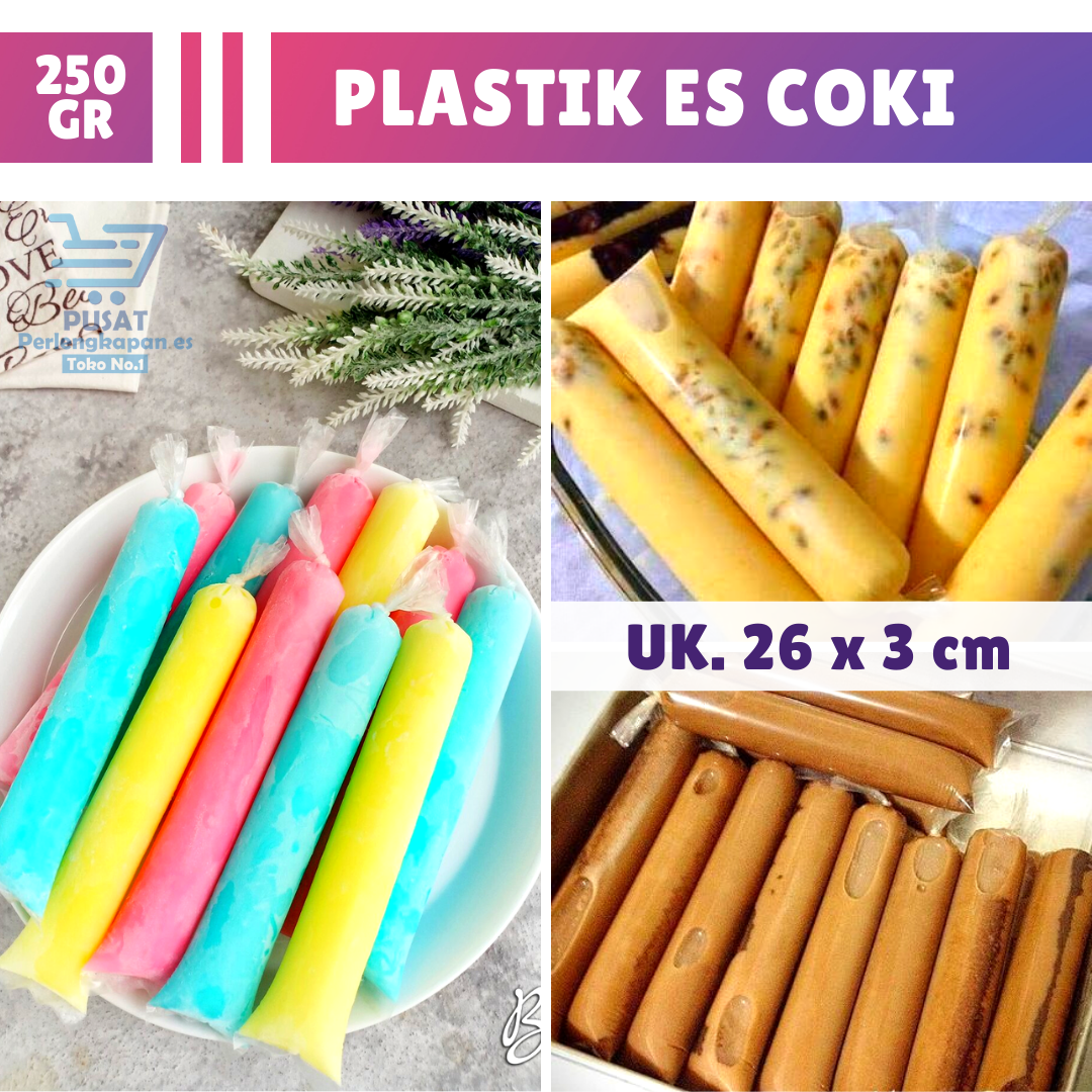 Plastik Es Mambo Plastik Es Lilin Plastik Es Pensil 1kg Polos Berbagai Ukuran Bungkus Es Mambo 1221