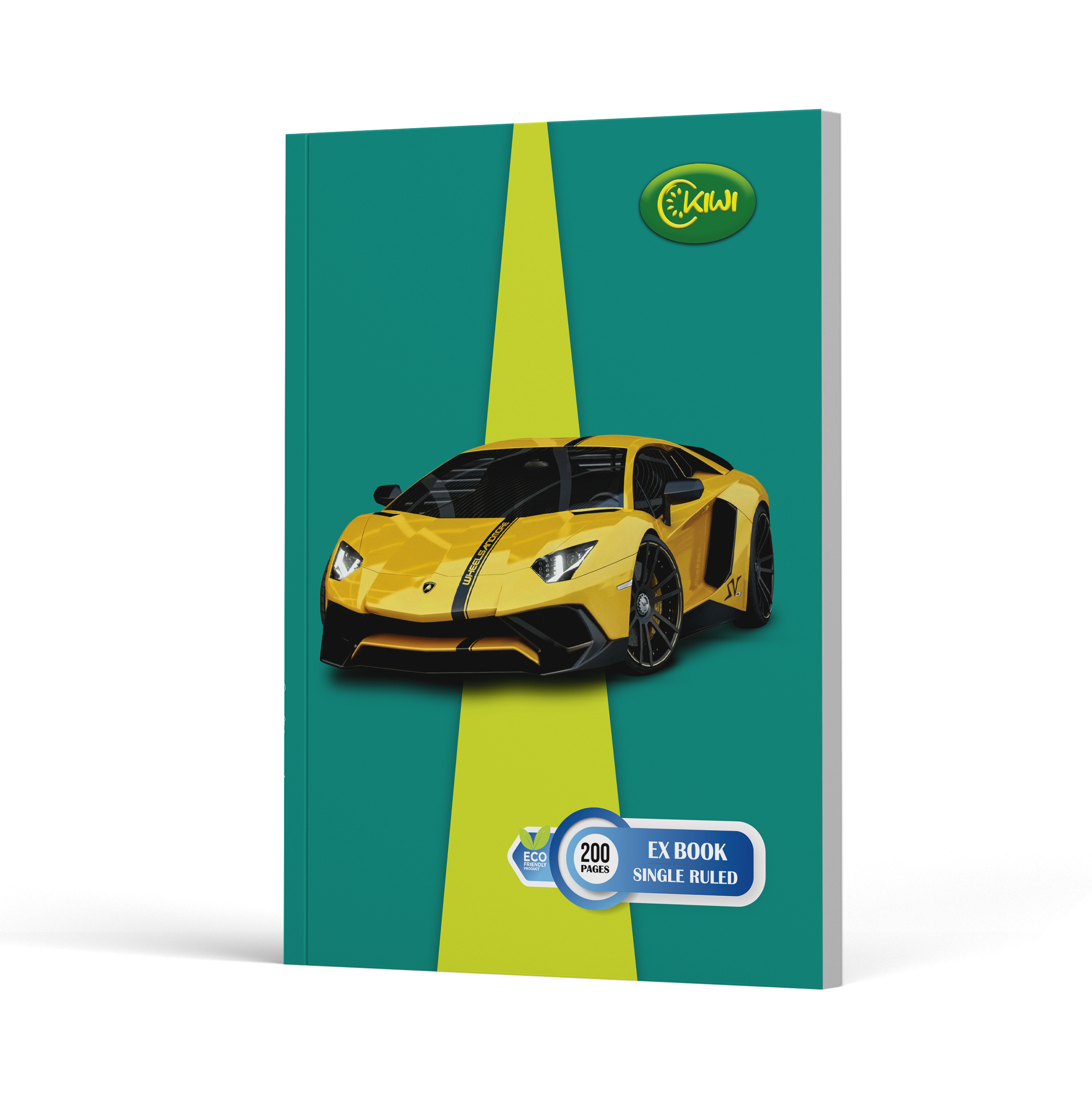 KIWI Exercise Book 200 pages = Single Ruled set - 02 Books. 