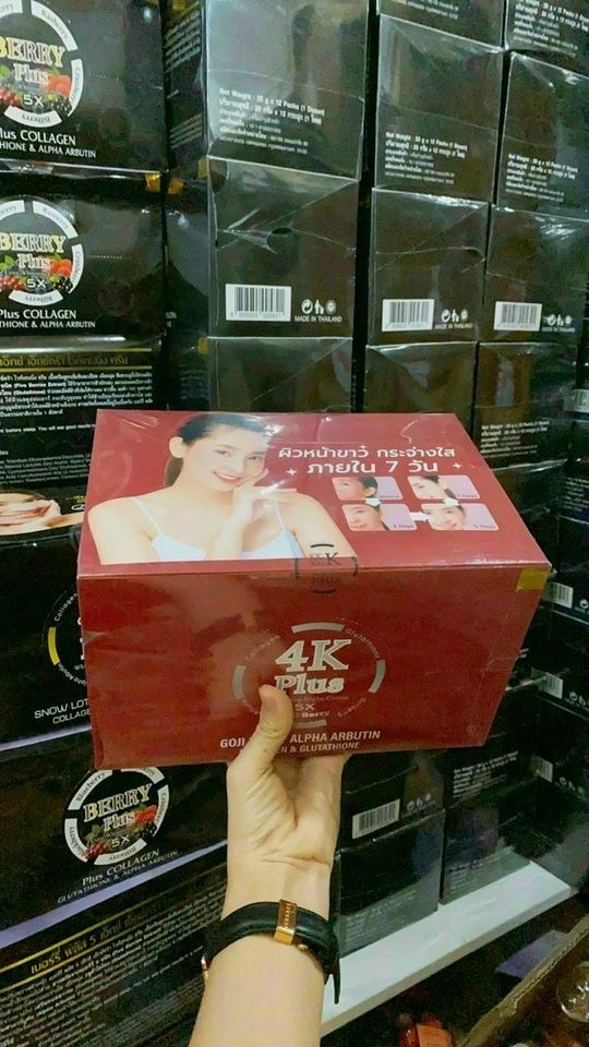 KEM 4K PLUS ĐỎ THÁI LAN CHO DA MỤN