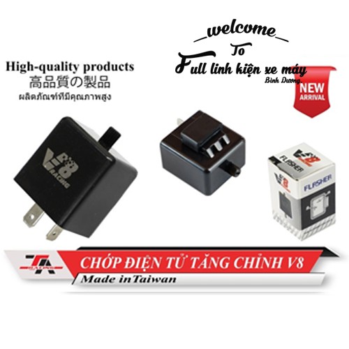 Chớp điện tử tăng chỉnh v8