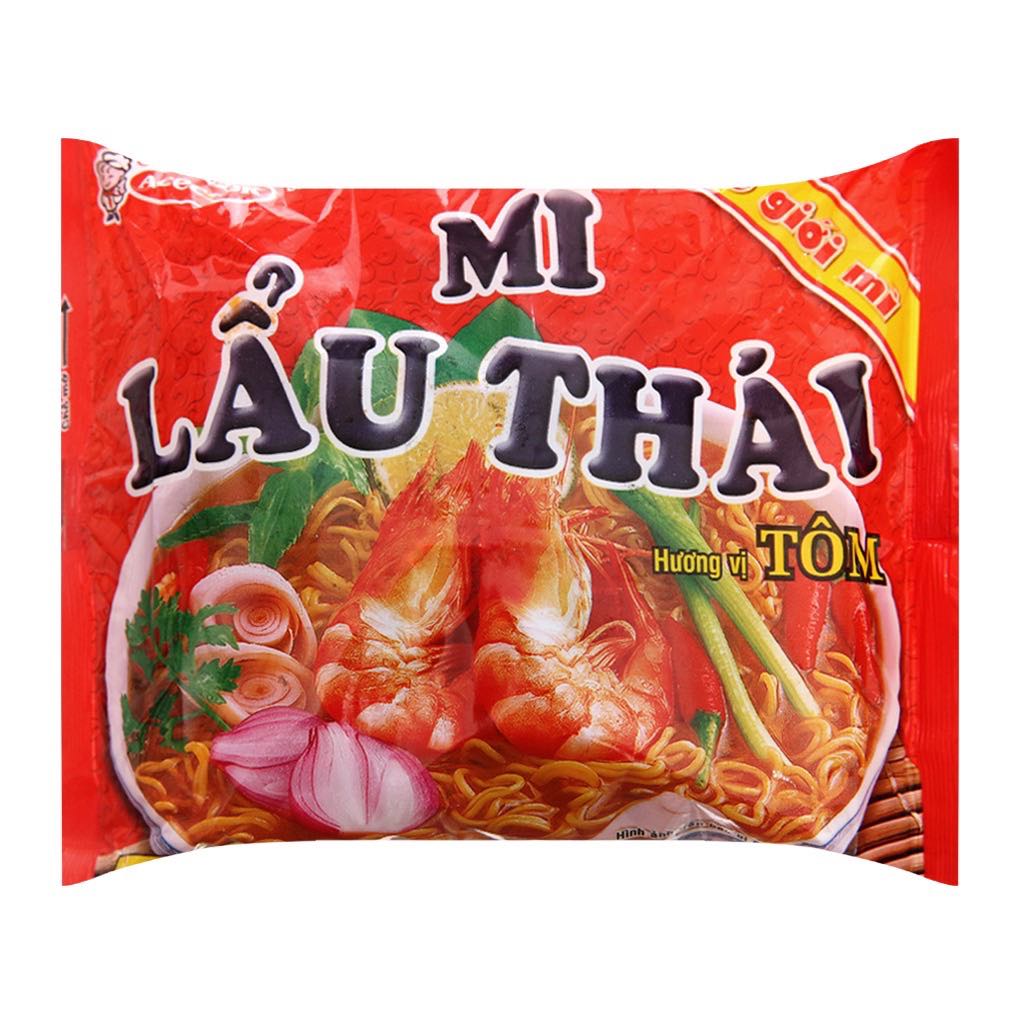 [FREESHIP]Mì Lẩu Thái tôm gói 80g