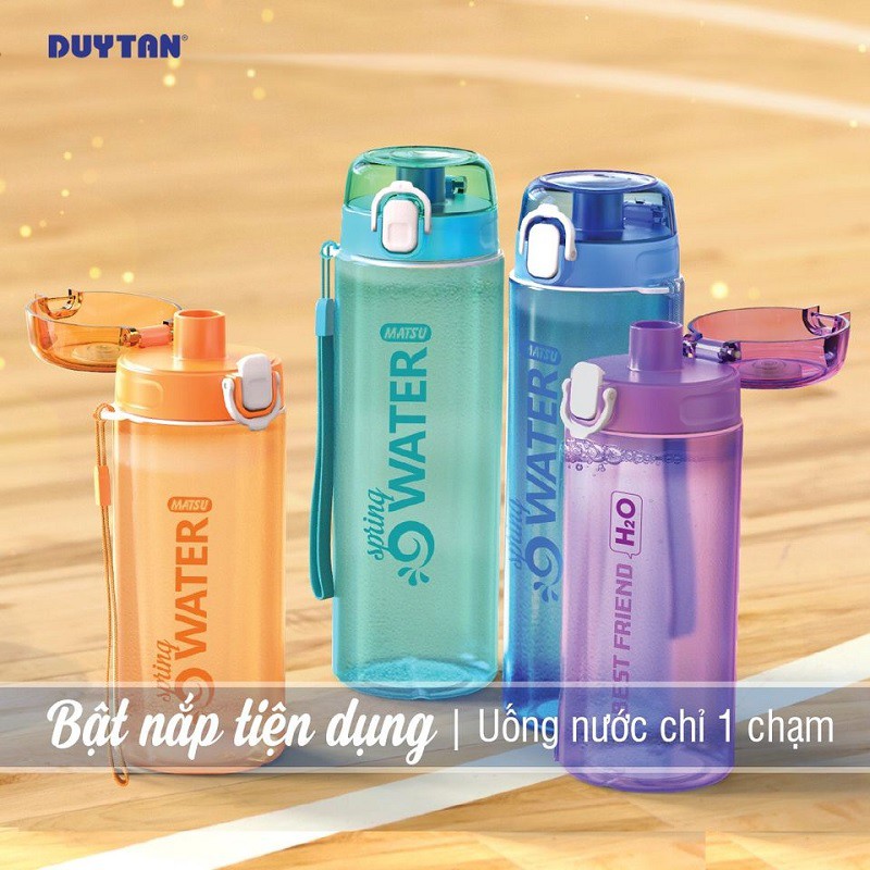 Bình nước thể thao Cao Cấp Spring 700ml ( Nhựa Duy Tân )