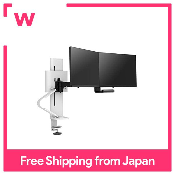 Ergotron TRACE Dual Monitor Mount White/White up to 27 (3.79.8kg) VESA