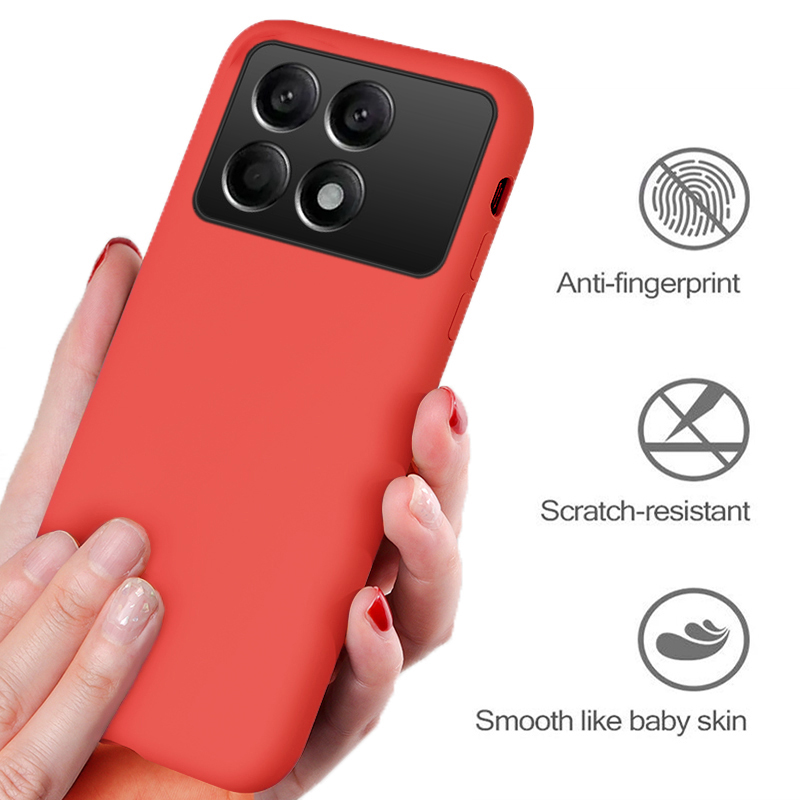 For Xiaomi Poco X6 NEO case Soft Silicone Liquid Lens Protection Slim For Xiaomi Poco X6 NEO Back Cover Phone Cases. 