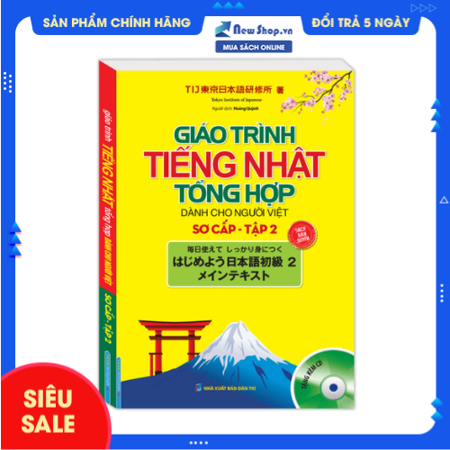 Sách - giáo trình tiếng nhật tổng hợp dành cho người việt sơ cấp - tập 2 - newshop