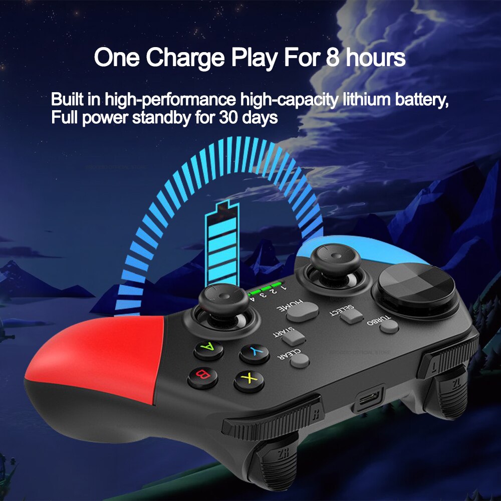 2.4G Wireless Gamepad Compatible For Nintendo Switch PC PS3 PS4 Controller For IOS Android TV Box Cellphone USB Joystick