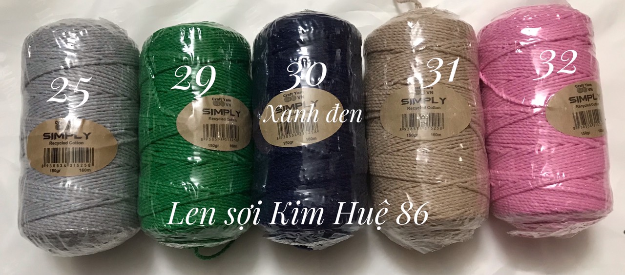 Sợi Simply cotton 150gr