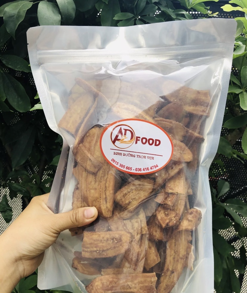 chuối sấy mè gừng 1kg
