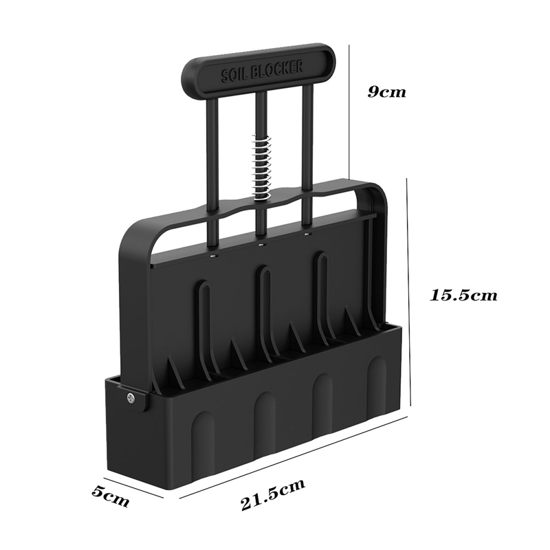 Soil Block Maker Soil Blocker with Grip Handle Soil Blocking Tool for Seedlings Garden Tools