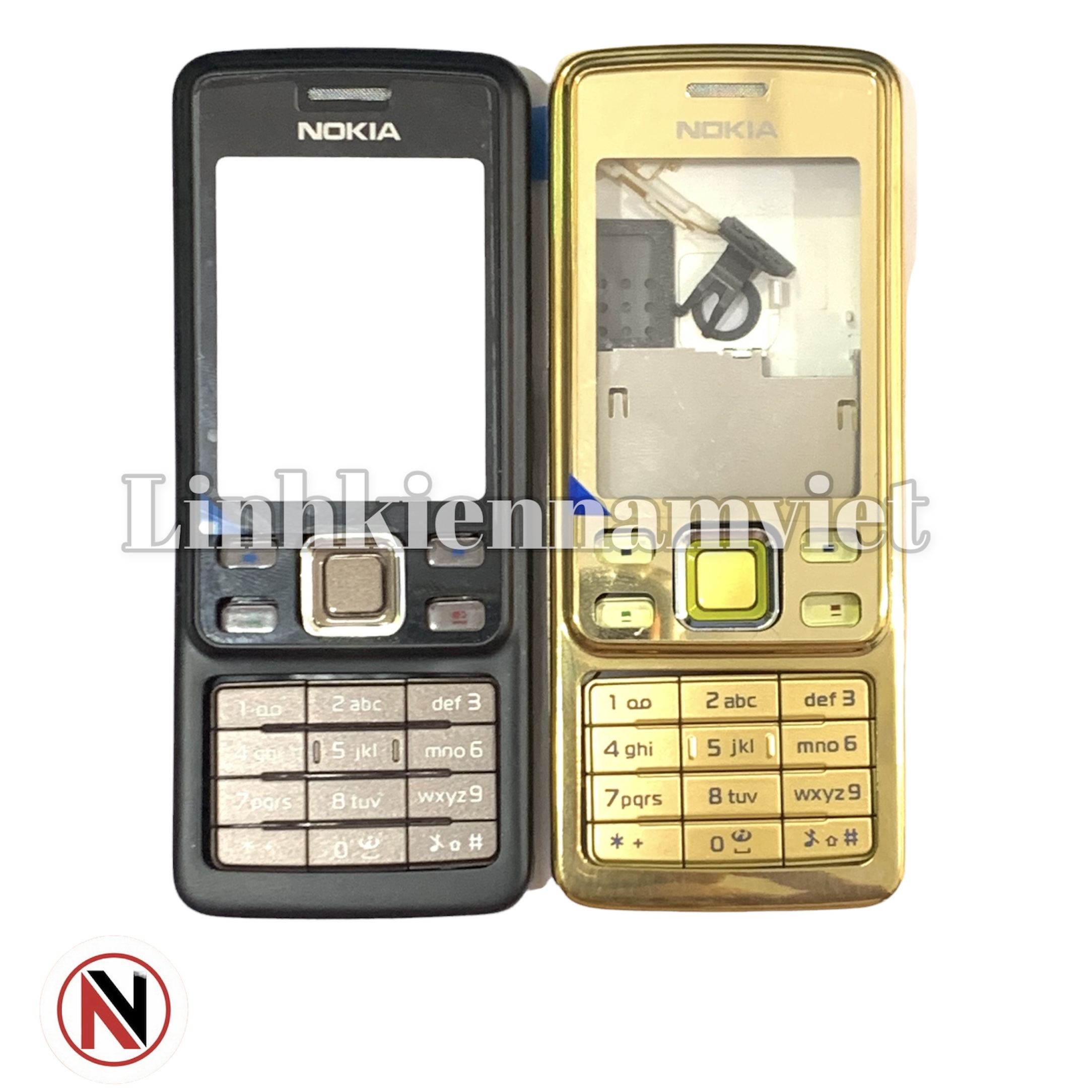 Shell set Nokia 6300 (front, back, keyboard, frame side) New