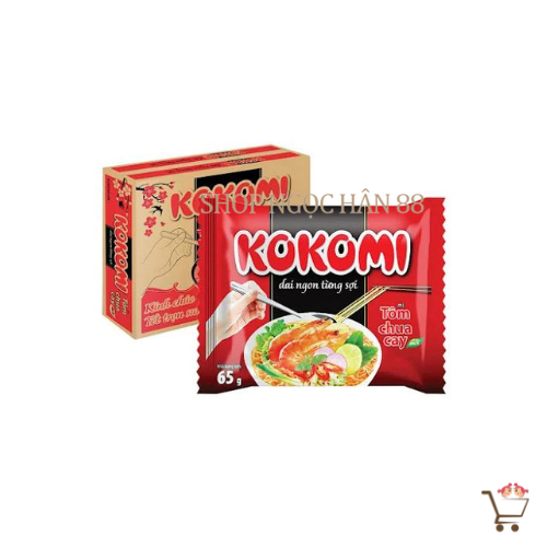 Thùng mì kokomi tôm chua cay 30gói x 65gr - date mới