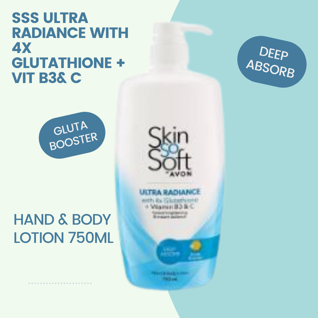 Avon SSS Ultra Glutathione with Vitamin C Hand and Body Lotion 750 ml ...