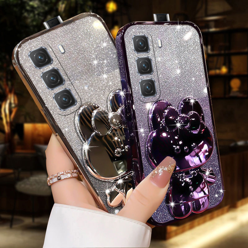 New%20Phone%20case%20infinix%20Hot60i%20Hot60%20Back%20cover%20Camera%20Protection%20Semi%20Transparent%20Soft%20Silicone%20Rabbit%20bracket%20Shockproof%20Exquisite%20Glitter%20Powder%20For%20infinix%20Hot%2060%2060i%20case%20-%20Image%2010