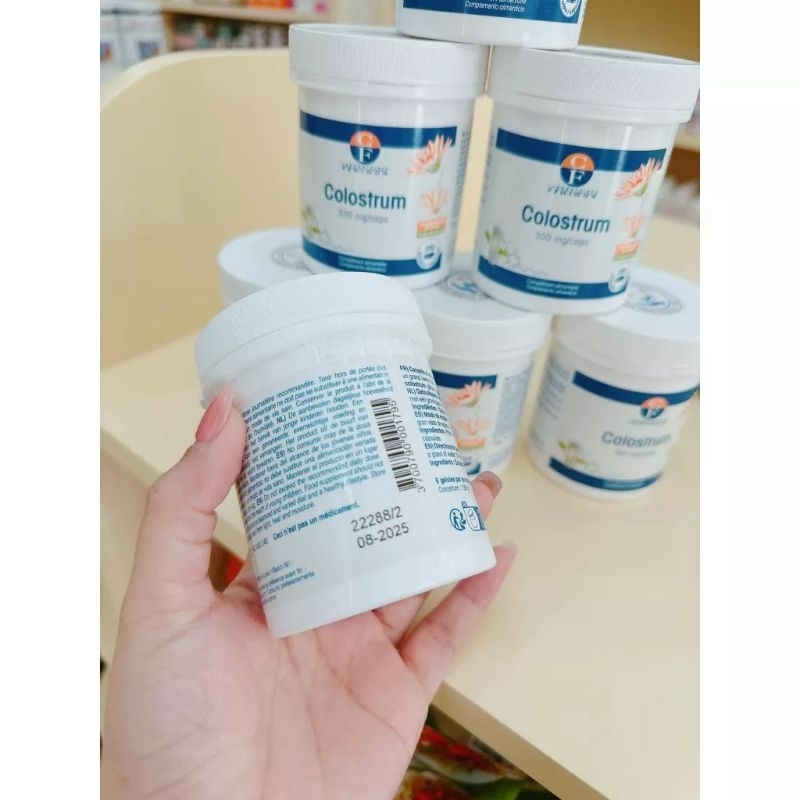 (Mẫu mới ƞhất) Sữa non Pháp Fenioux Colostrum hộp 200 viên