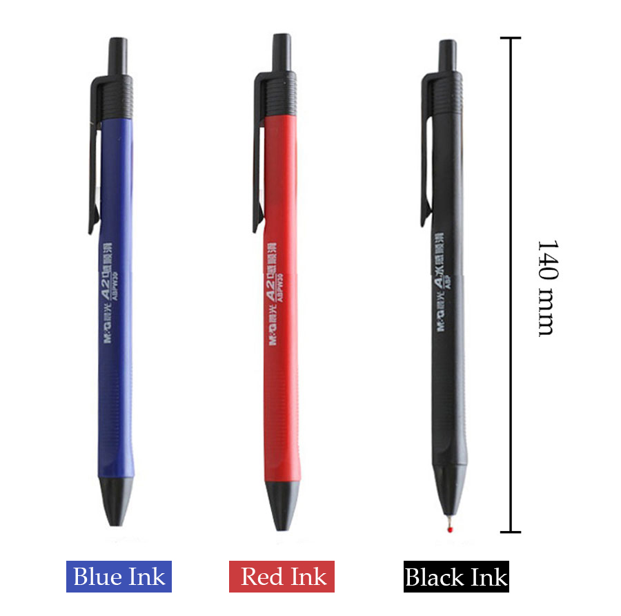 Bút Bi M&G TR3 (xanh,đỏ,đen) siêu trơn, đều mực