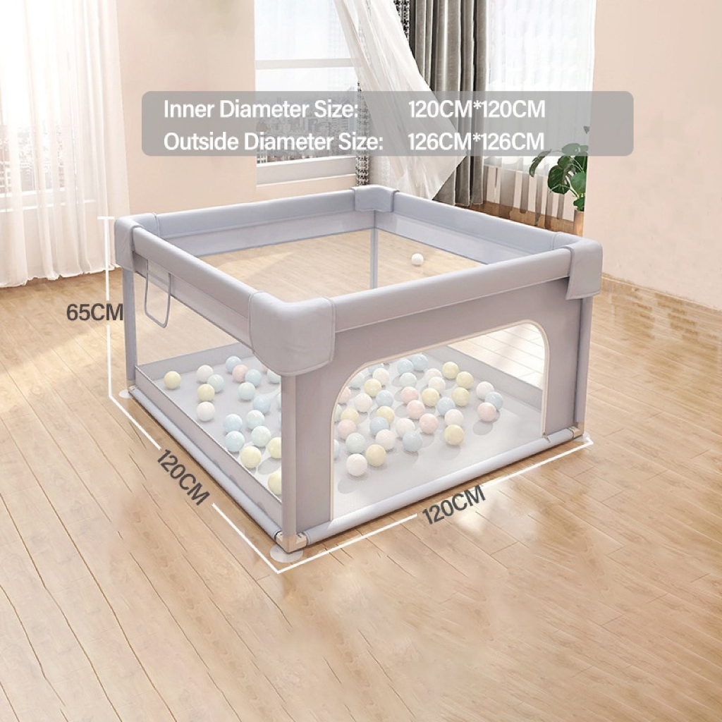 Playpen For Baby boy and girl Big Baby Playpen Stainless Steel Frame