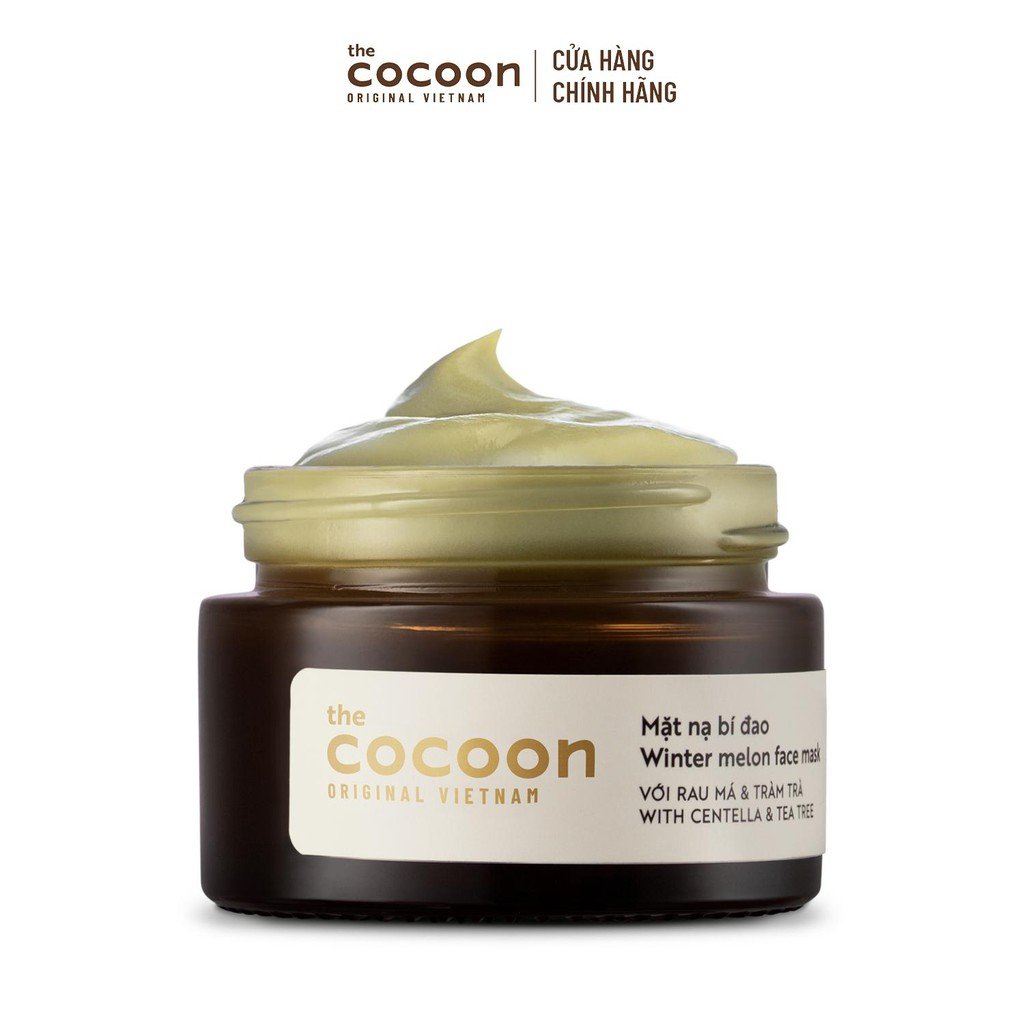 Mặt nạ bí đao cocoon giảm dầu & mụn ẩn winter melon face mask _ cocoon chính hãng
