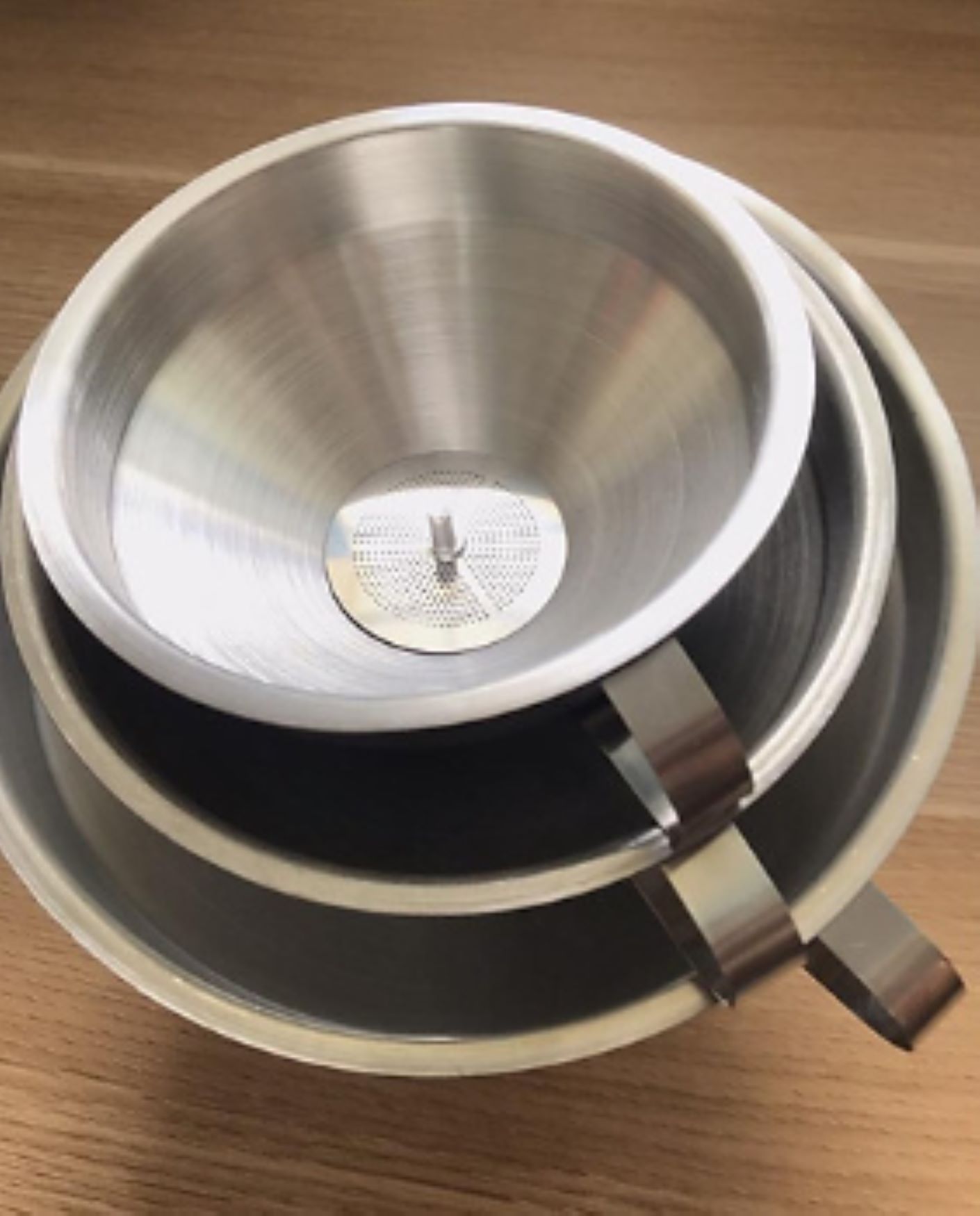 Phễu inox 304 có lưới lọc tháo rời cao cấp