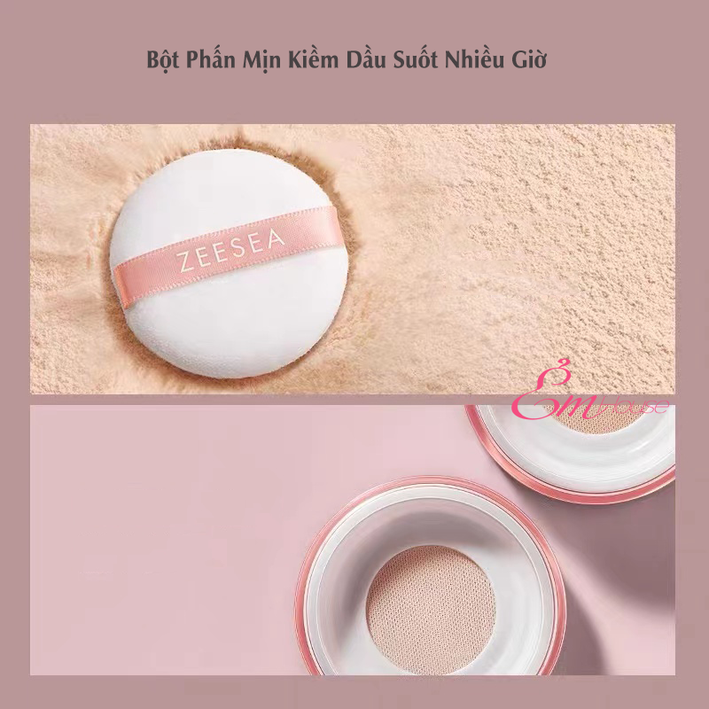 Phấn Phủ ZEESEA Dạng Bột Mỏng Nhẹ Alice Feather Satin Loose