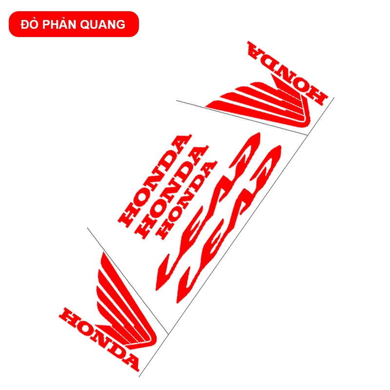Bộ tem lead 7 món phản quang