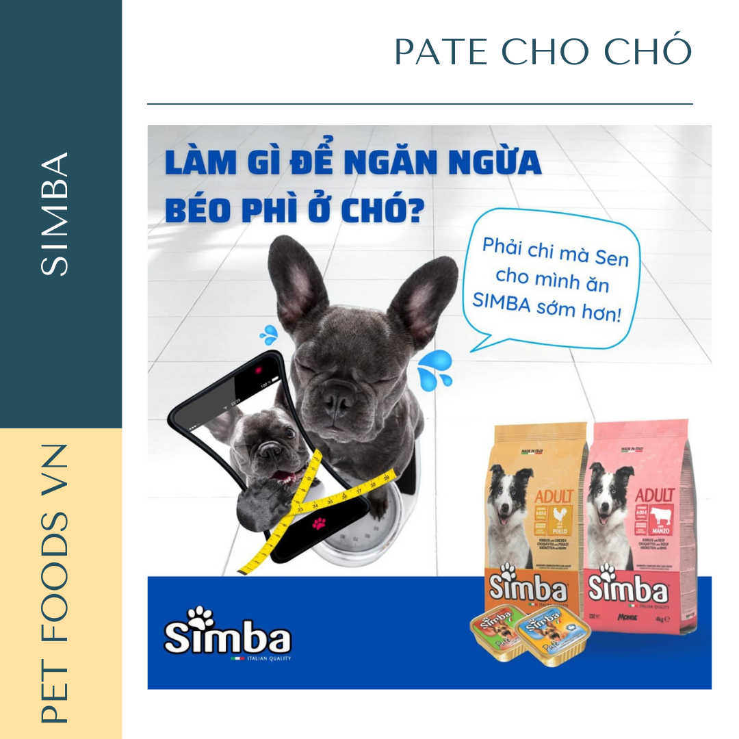 Pate cho chó SIMBA